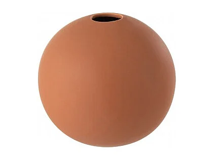 Vase Boule en Grès "Robby" 18cm Rouille