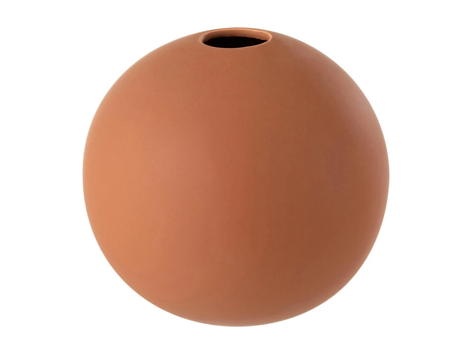 Vase Boule en Grès "Robby" 18cm Rouille
