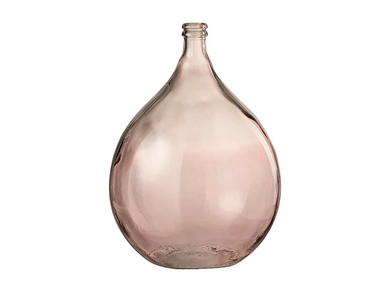 Vase en Verre Design "Lisbonne" 56cm Saumon