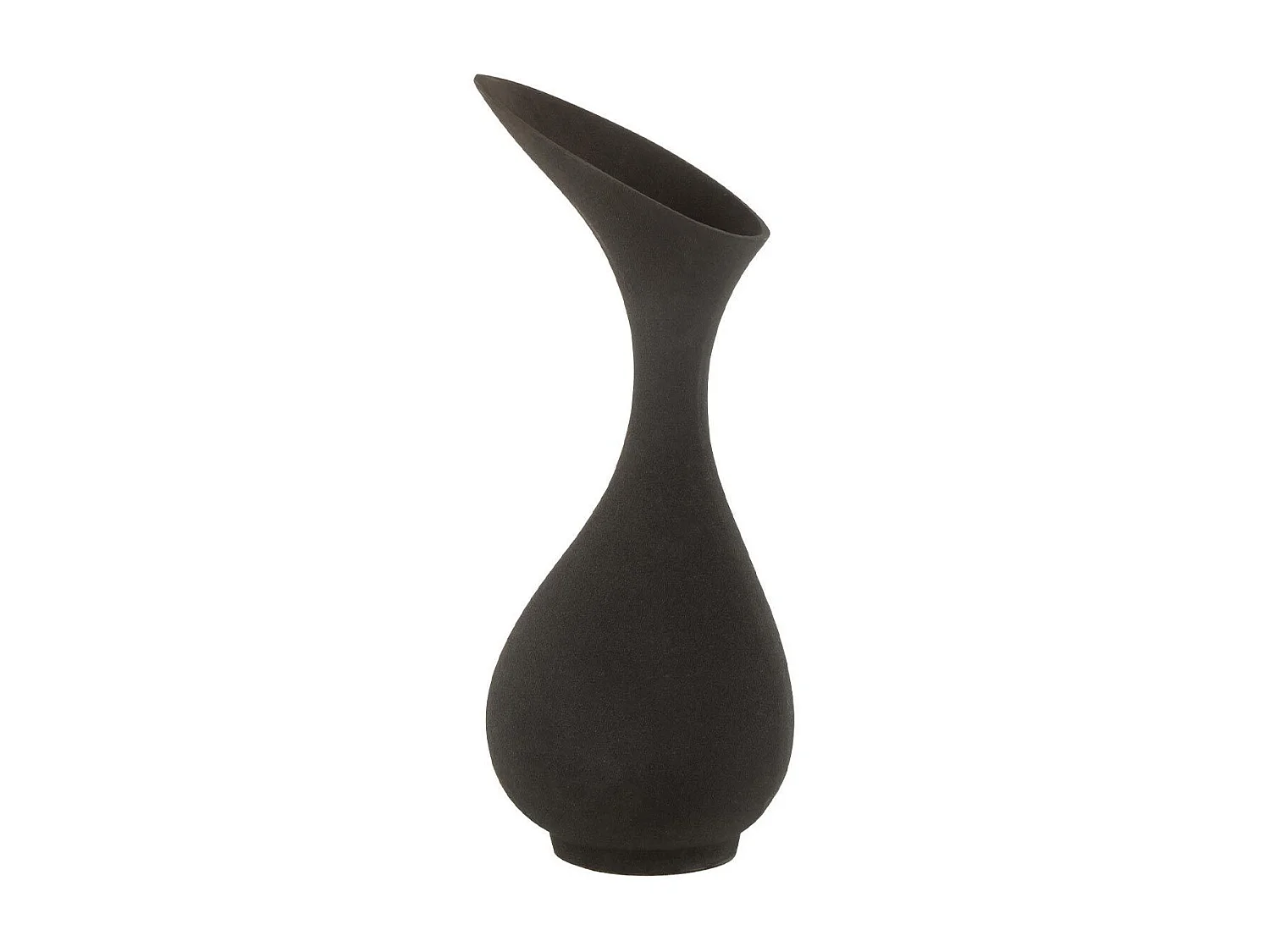 Vase Design en Aluminium "Olivia" 77cm Noir