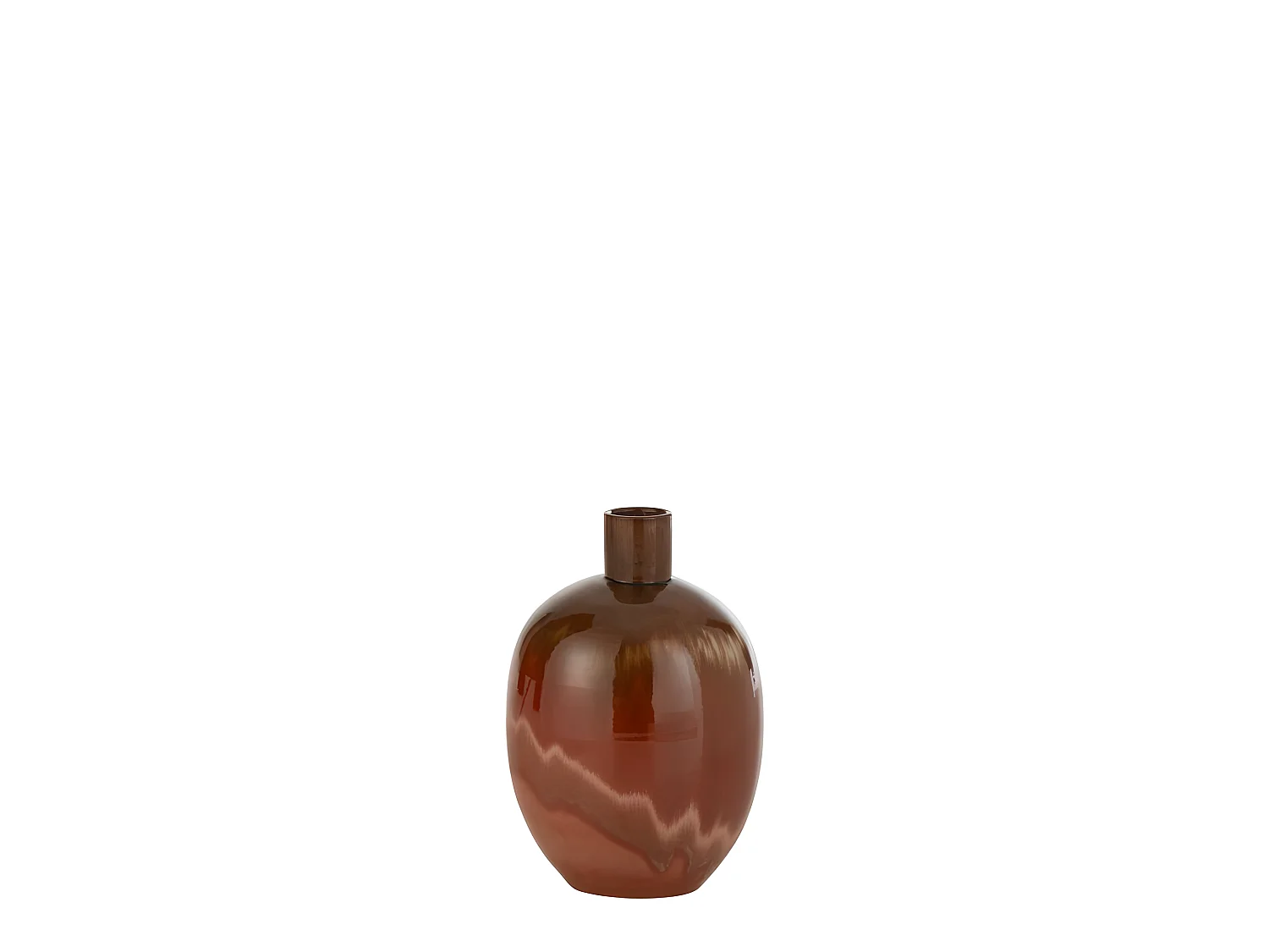 Vaso in ceramica rossa 23x23x35 cm