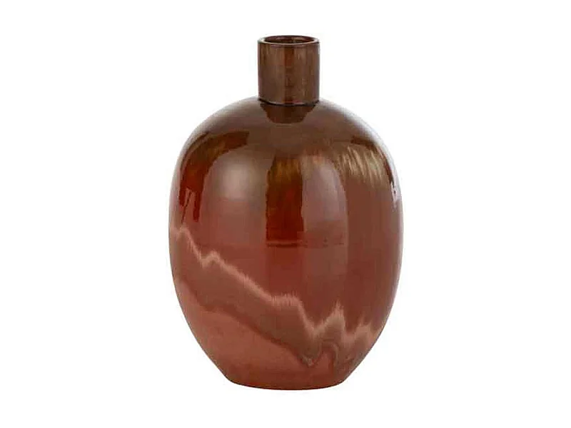 Vaso in ceramica rossa 23x23x35 cm