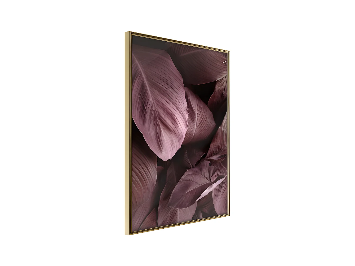 Affiche Murale Encadrée "Living in the Shadow" 40 x 60 cm Or