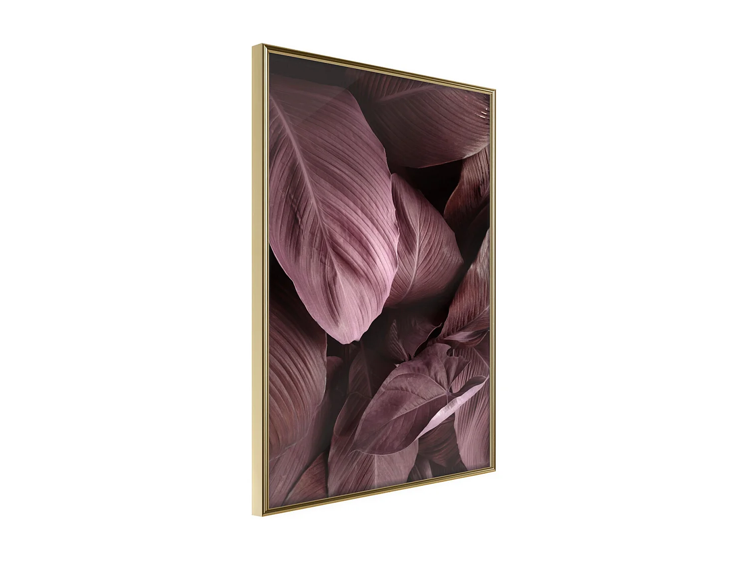 Affiche Murale Encadrée "Living in the Shadow" 40 x 60 cm Or