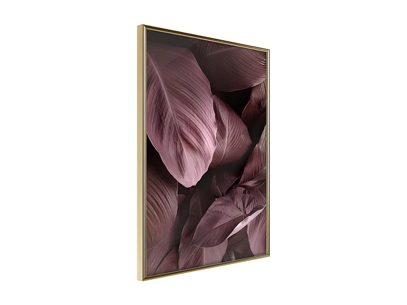 Affiche Murale Encadrée "Living in the Shadow" 40 x 60 cm Or