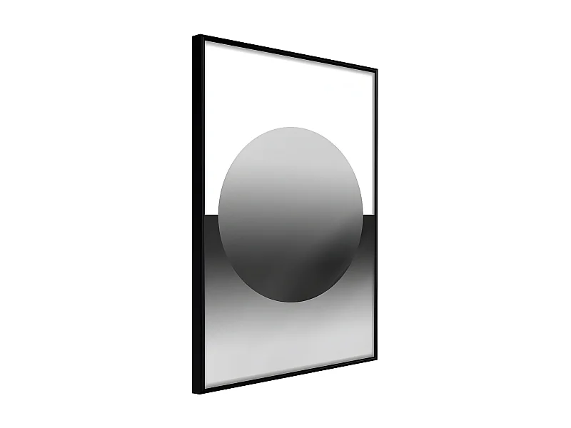 Affiche Murale Encadrée "Levitating Sphere" 21 x 30 cm Noir