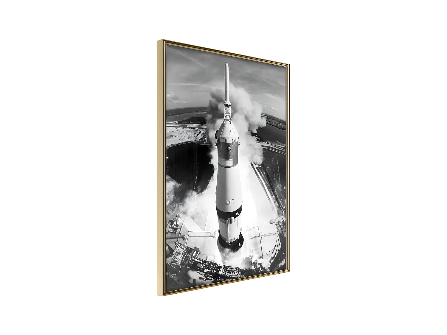 Affiche Murale Encadrée "Beginning of the Mission" 40 x 60 cm Or