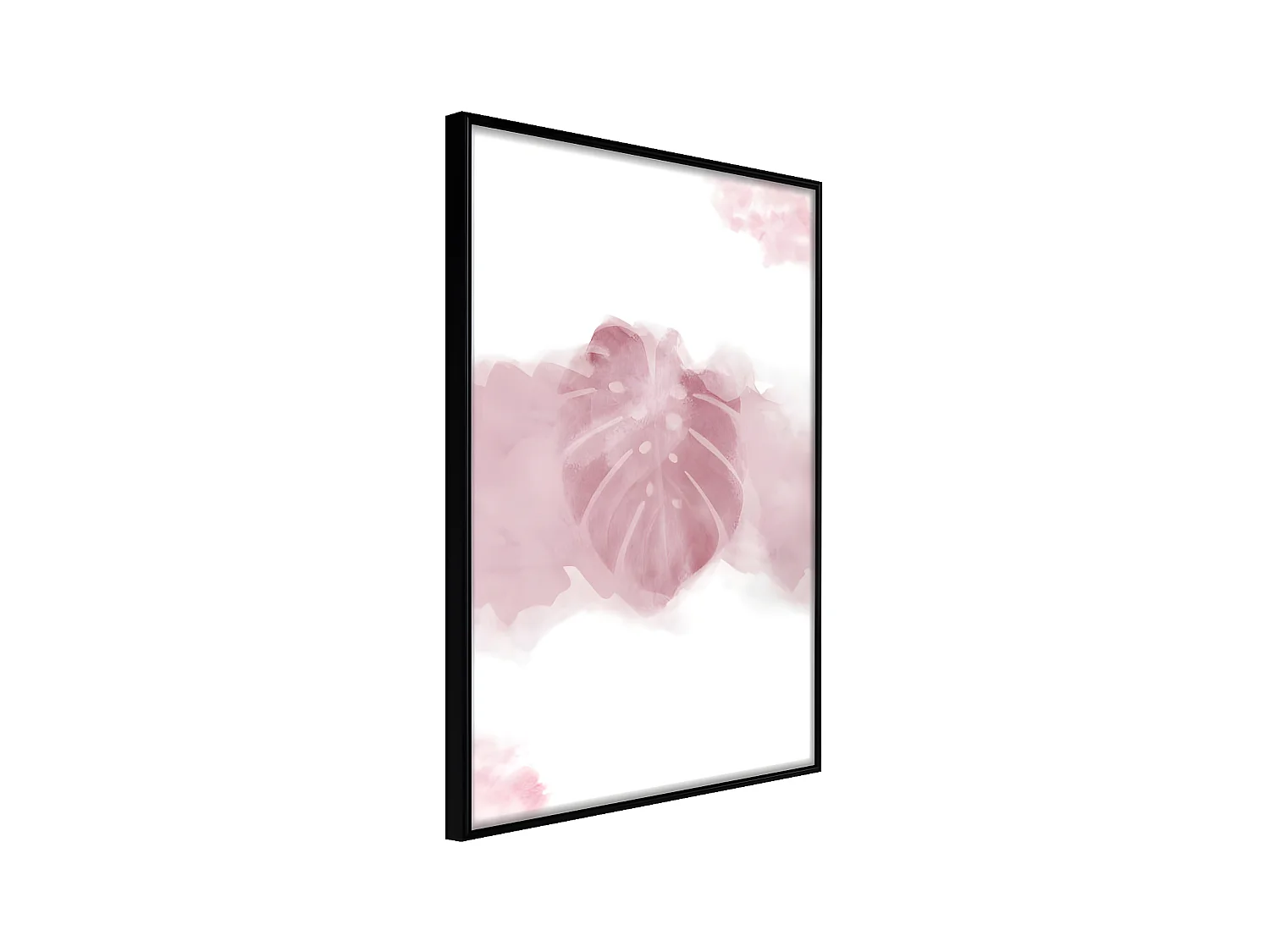 Affiche Murale Encadrée "Jungle Mist" 30 x 42 cm Noir