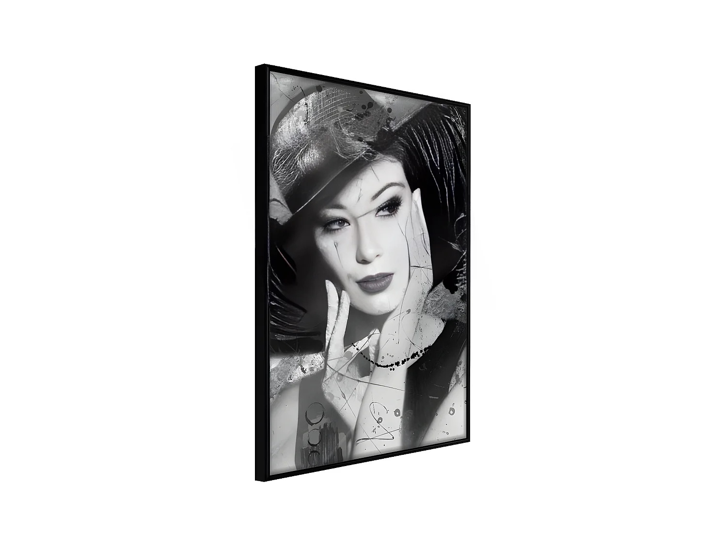 Affiche Murale Encadrée "Extraordinary Beauty" 30 x 42 cm Noir