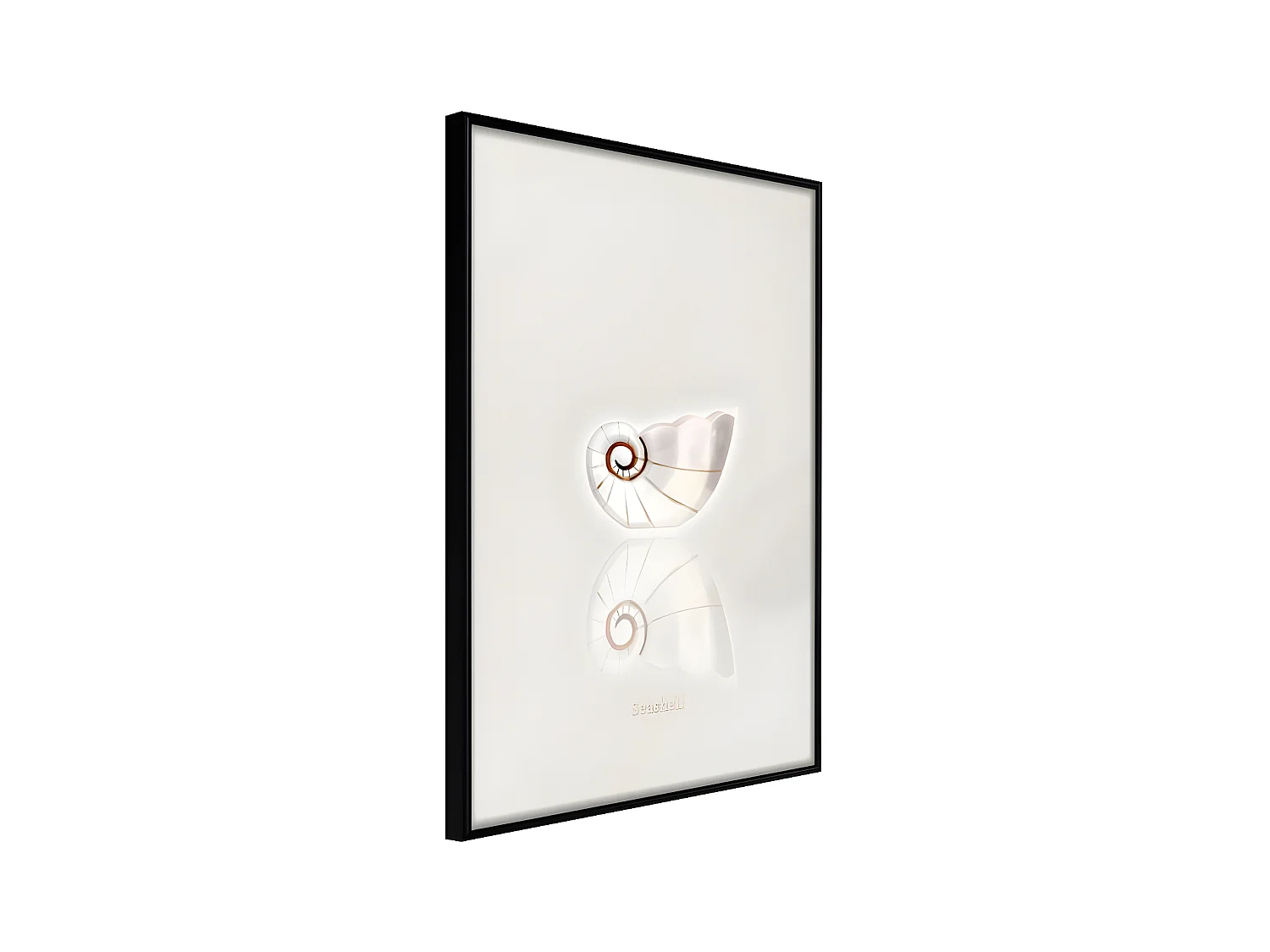 Affiche Murale Encadrée "Holiday Souvenir" 30 x 42 cm Noir