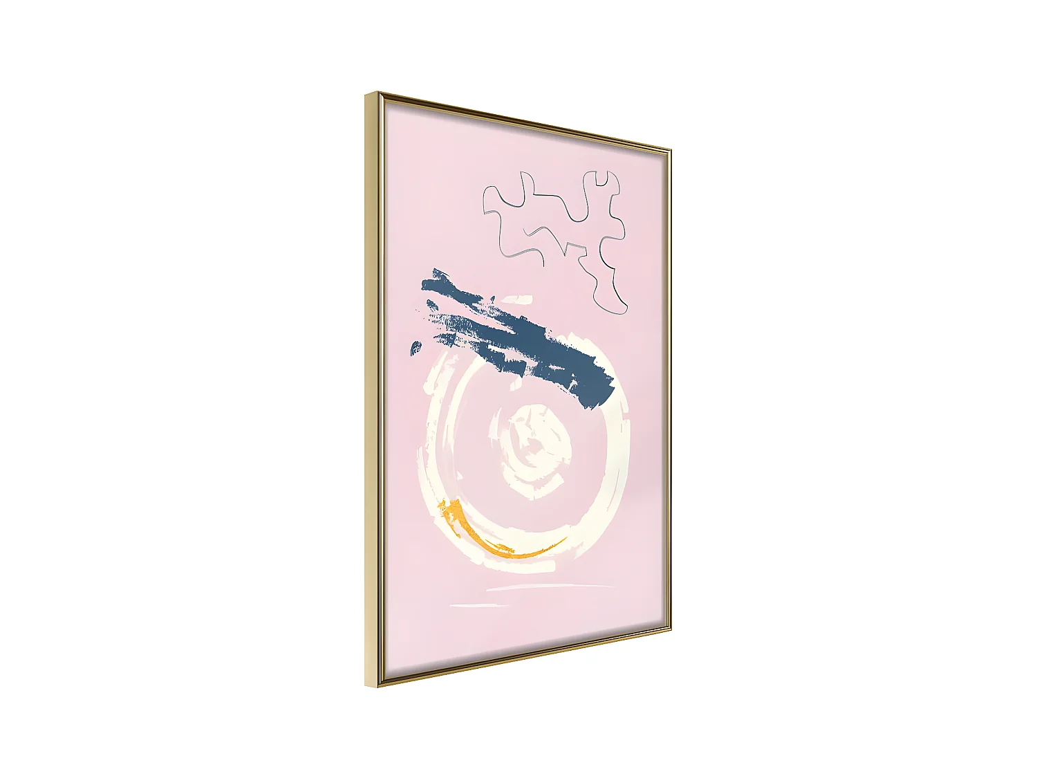 Affiche Murale Encadrée "In the Crosshairs" 40 x 60 cm Or