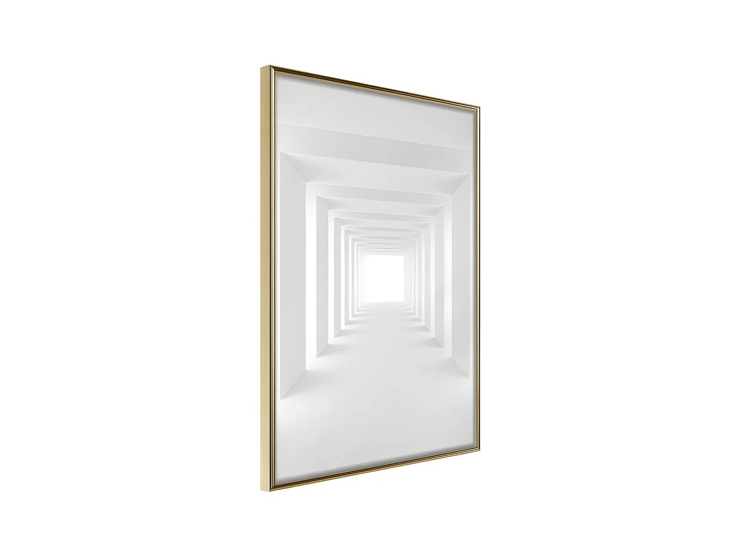 Affiche Murale Encadrée "Towards the Light" 30 x 42 cm Or