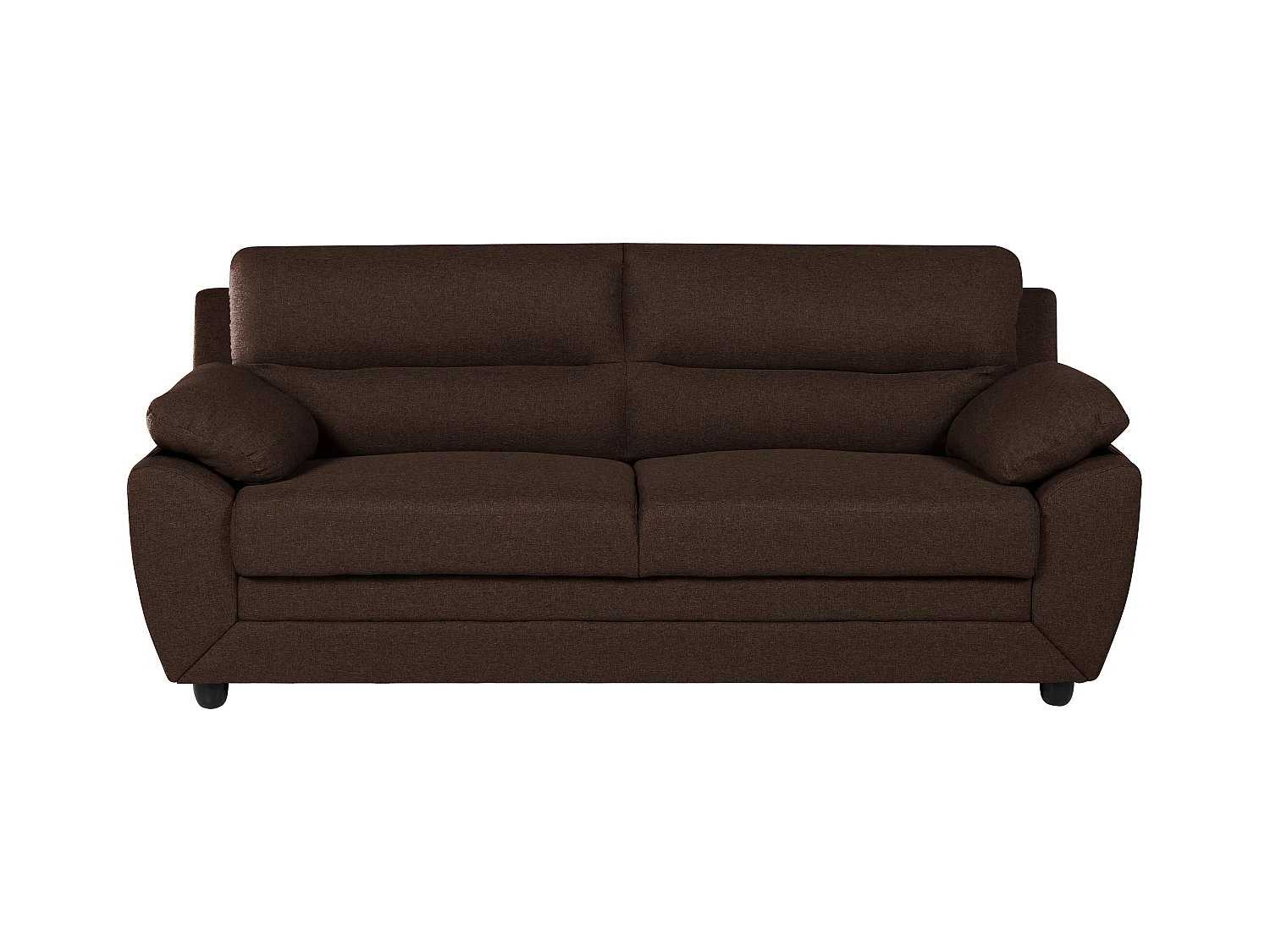 Kanapa 3-osobowa MANOA z tkaniny - Brązowy