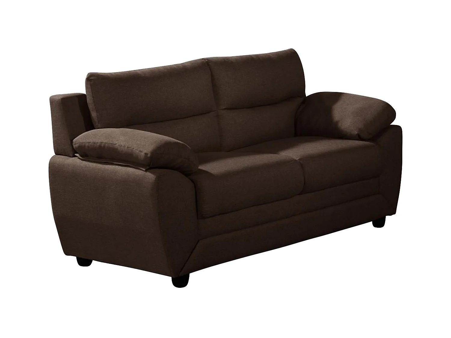 Divano 2 posti in tessuto Marrone - MANOA