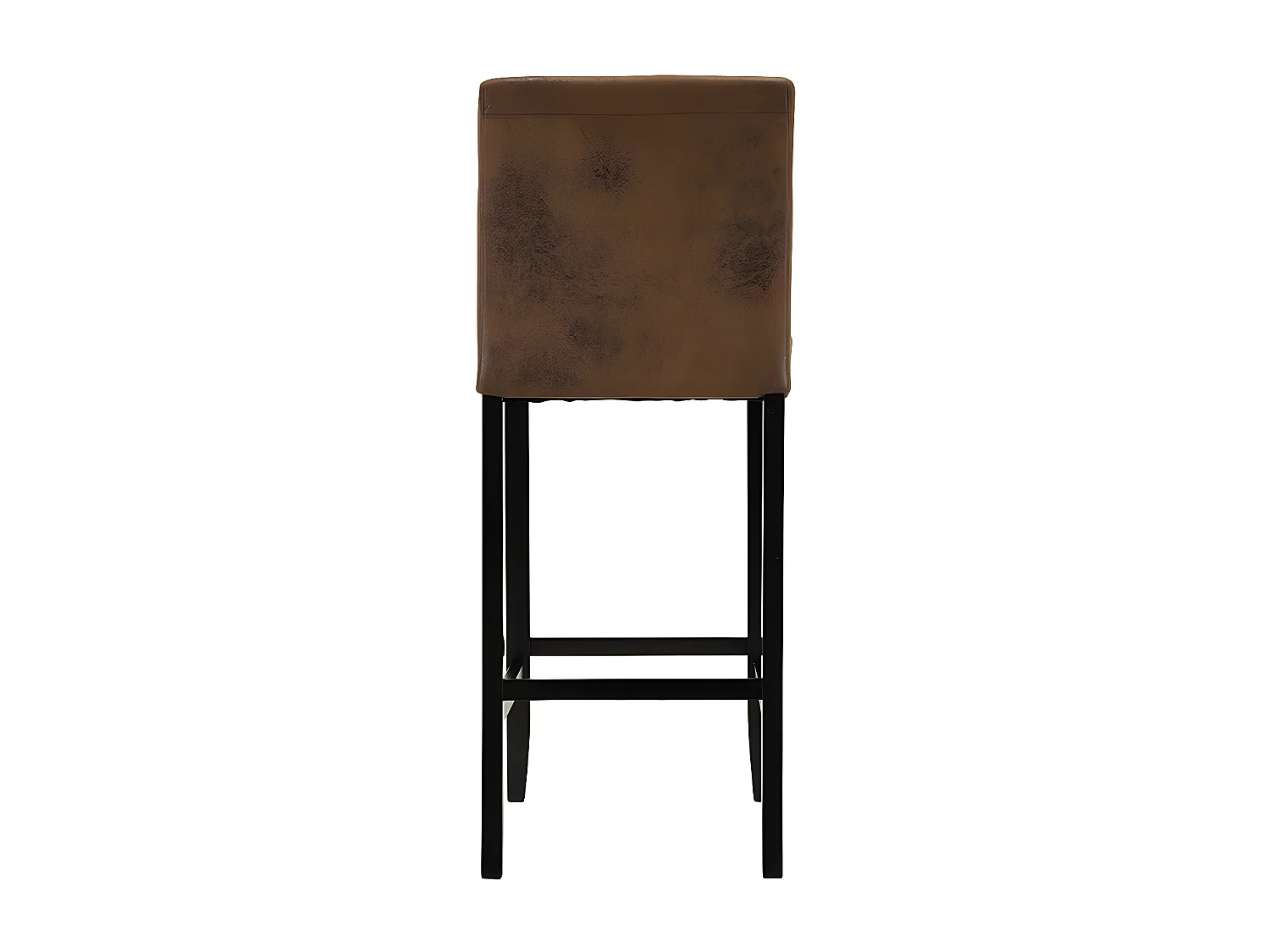 Barhocker 2er-Set - Microfaser - Vintage Look - SANTOS