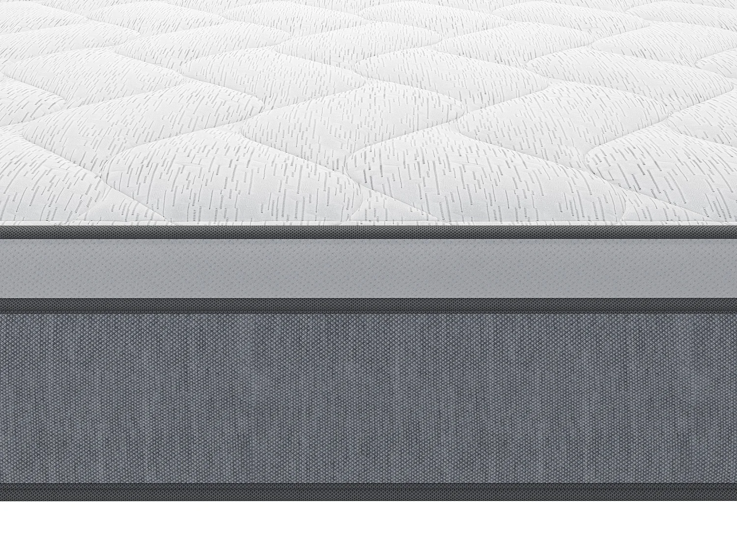 Matelas 90 x 200 cm ressorts ensachés ép.22cm - SERENITE de YSMÉE