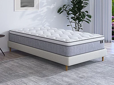 Matras 90 x 200 cm met pocketveren 22 cm dik -SENERITE van YSMÉE