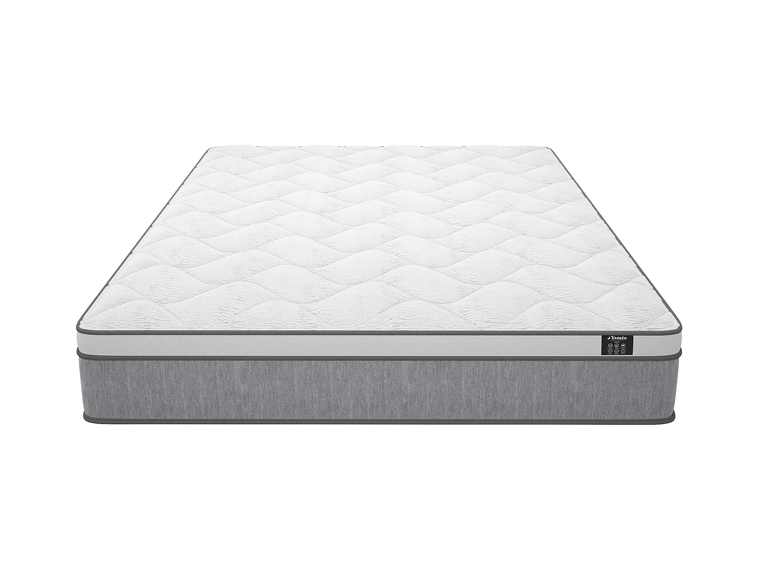 Matelas 140 x 200 cm ressorts ensachés ép.22cm - SERENITE de YSMÉE