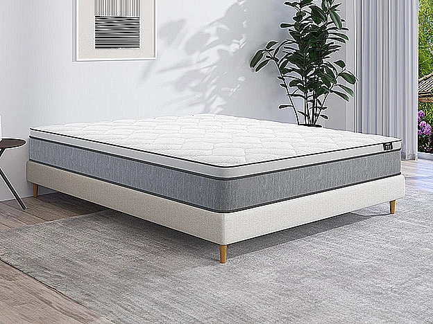 Matelas 140 x 200 cm ressorts ensachés ép.22cm - SERENITE de YSMÉE