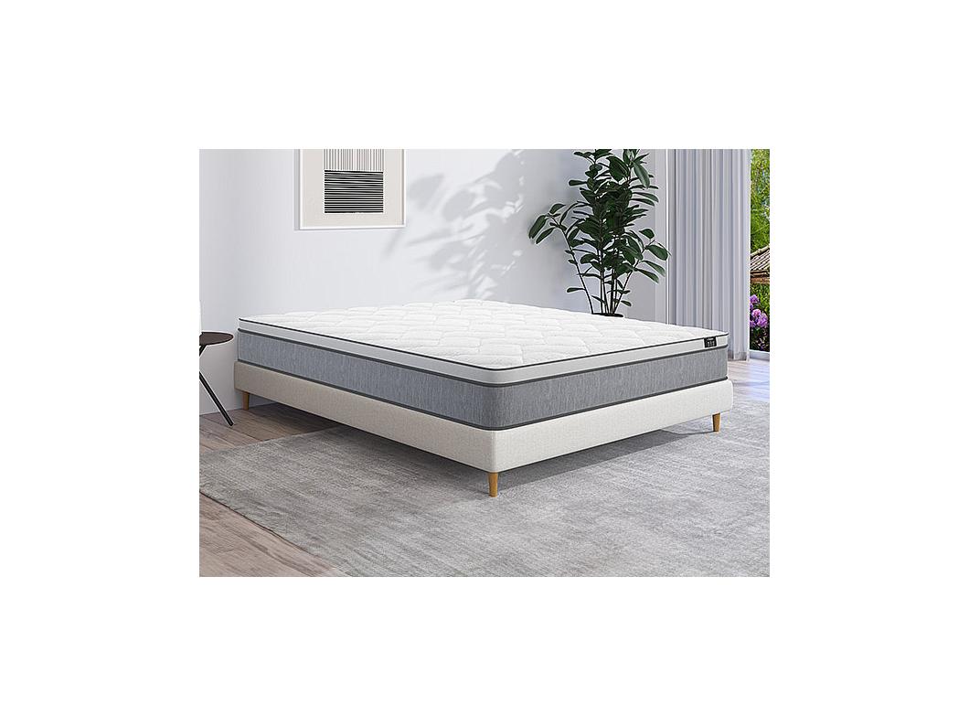 Matelas 140 x 200 cm ressorts ensachés ép.22cm - SERENITE de YSMÉE