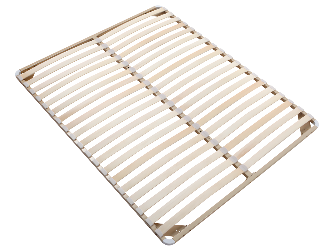 vente unique Sommier cadre à lattes 160 x 200 cm - 2x19 lattes - Sans pied - Beige - KALISTA de YSMÉE