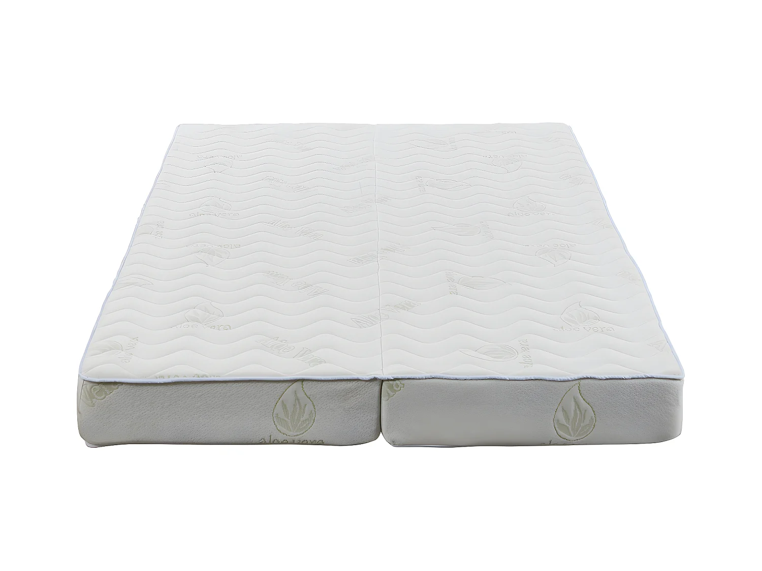Matratze für Schlafsofa Klappsofa - 130 x 190 cm - 1 Zone - Härtegrad 2 -  Stärke 16 cm - ALOHA von NATUREA