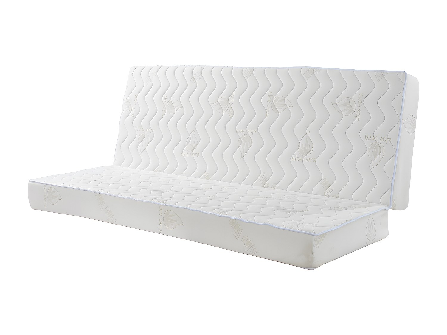 Vente-unique Matratze Für Schlafsofa Klappsofa - 130 X 190 Cm - 1 Zone - Härtegrad 2 - Stärke 16 Cm - Aloha Von Naturea