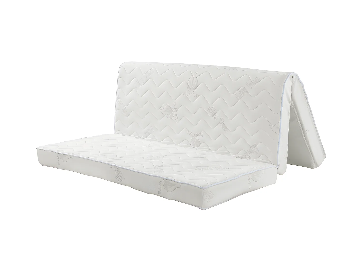 Matelas 140 x 190 cm mousse BZ aloe vera ép.12cm - FIESTA de NATUREA