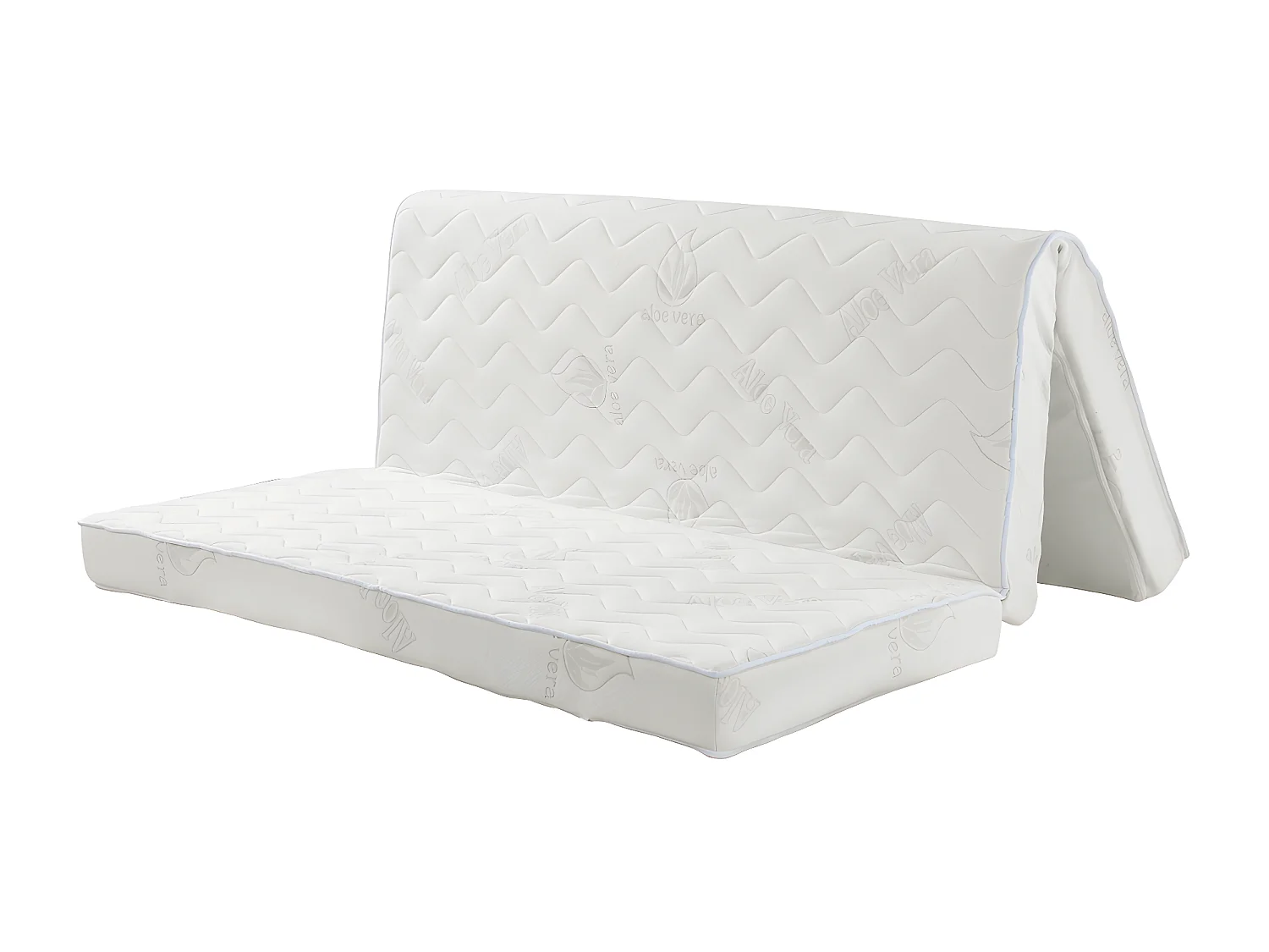 Matelas 140 x 190 cm mousse BZ aloe vera ép.12cm - FIESTA de NATUREA