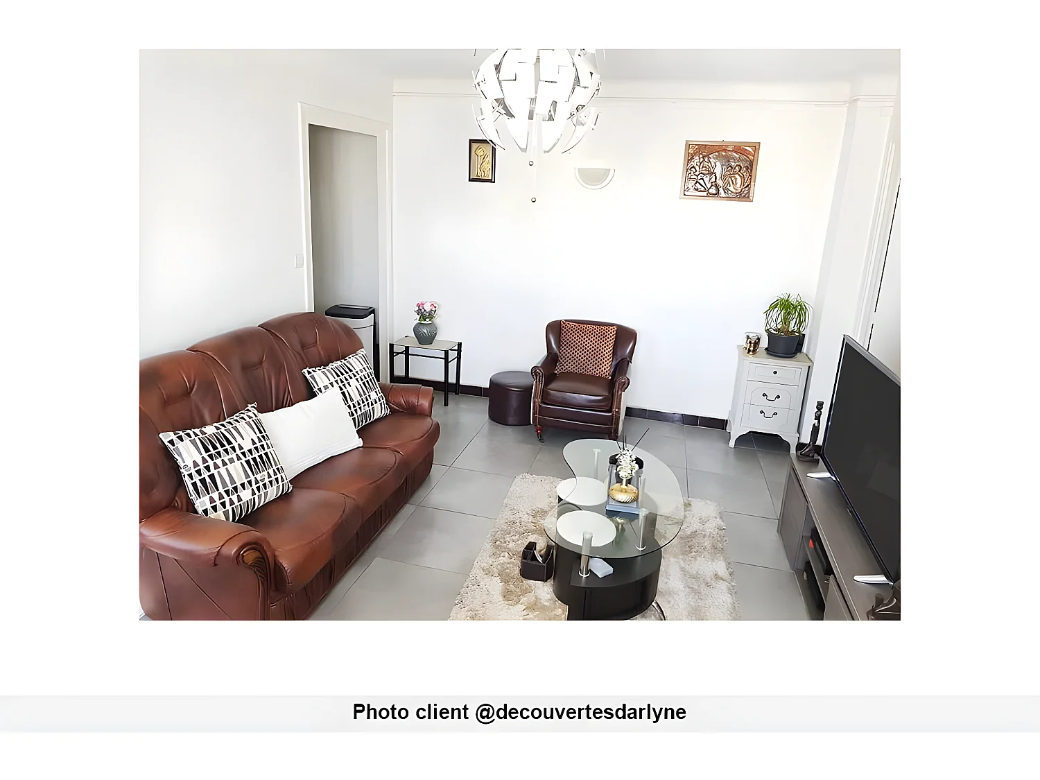 Canapé 3 places 100% cuir de buffle DAPHNE - Marron