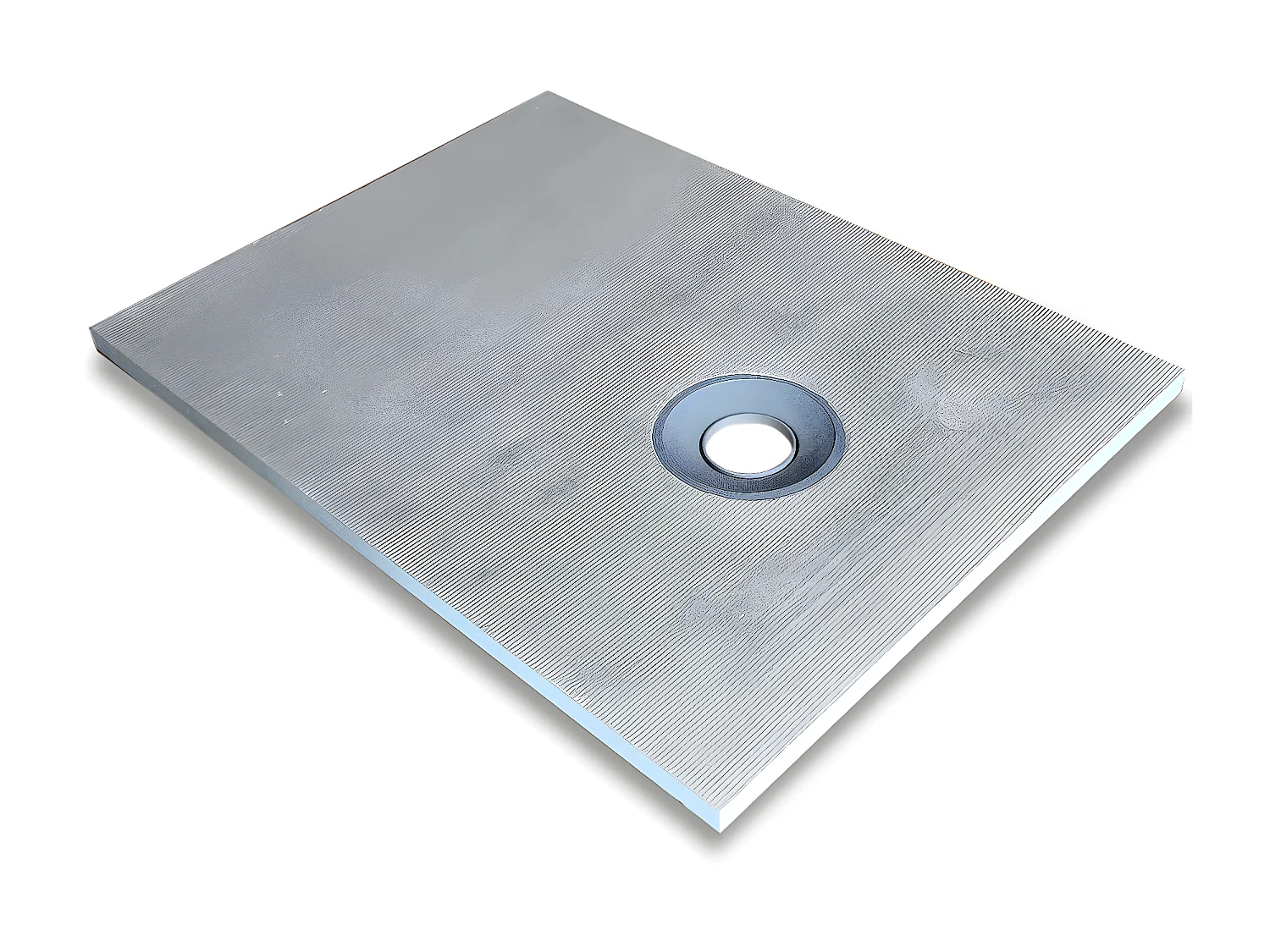 Receveur à carreler en polystyrène extrudé re-découplable - 120 x 90 x 4 cm - DELOS