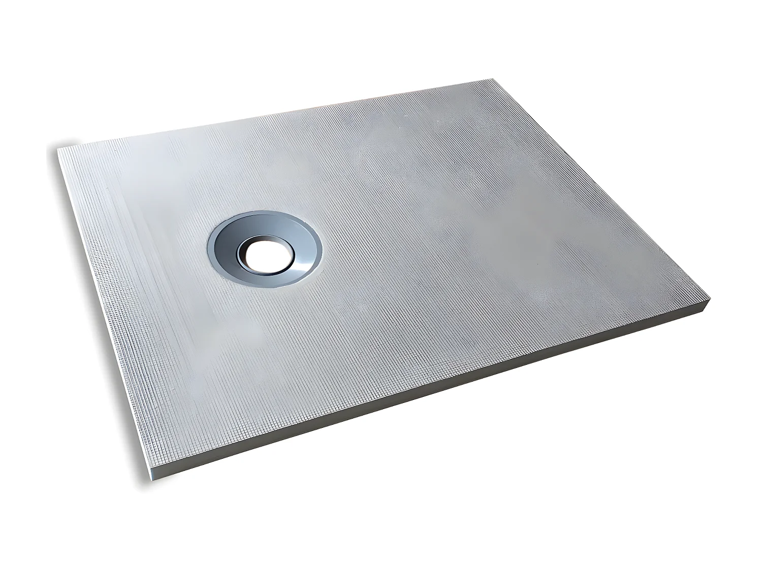 Receveur à carreler en polystyrène extrudé re-découplable - 120 x 90 x 4 cm - DELOS