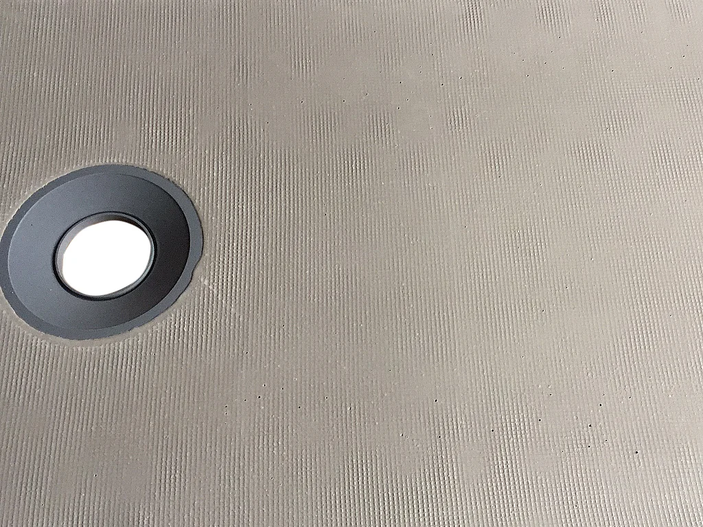 Receveur à carreler en polystyrène extrudé re-découplable - 120 x 90 x 4 cm - DELOS