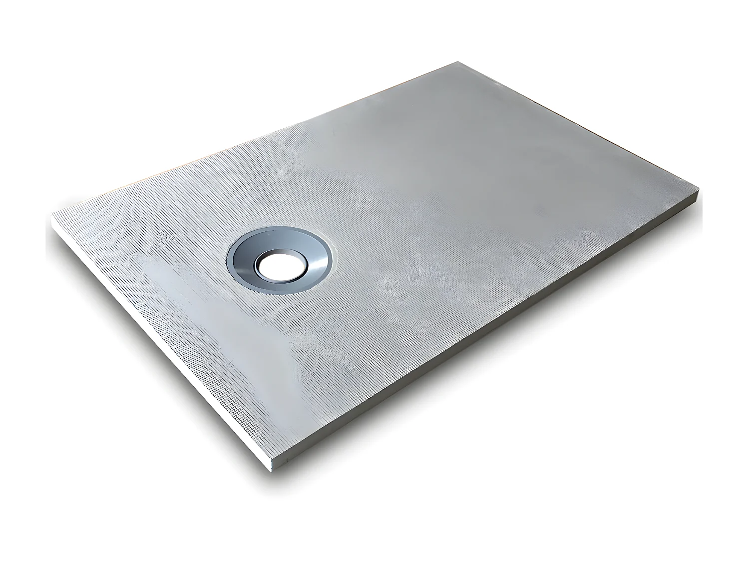 Receveur à carreler en polystyrène extrudé re-découplable - 140 x 90 x 4 cm - DELOS