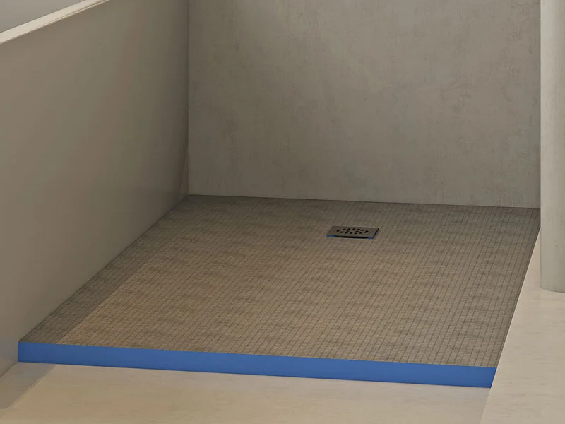 Plato de ducha de poliestireno extruido reutilizable - 160 x 90 x 4 cm - DELOS