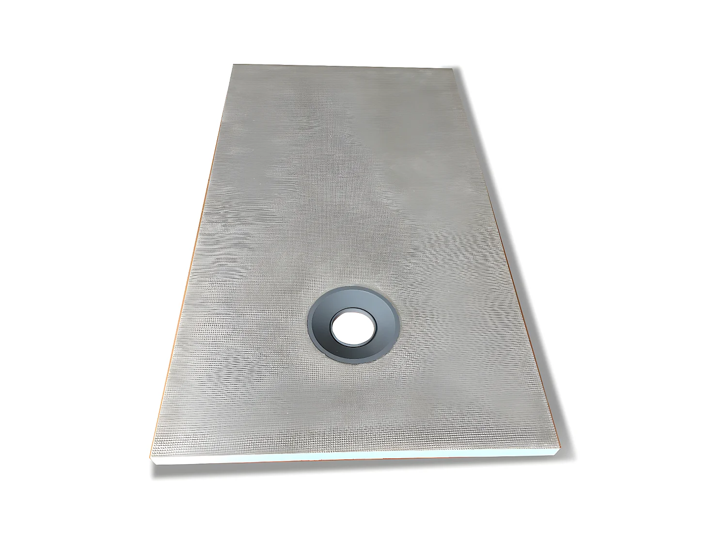 Receveur à carreler en polystyrène extrudé re-découplable - 160 x 90 x 4 cm - DELOS