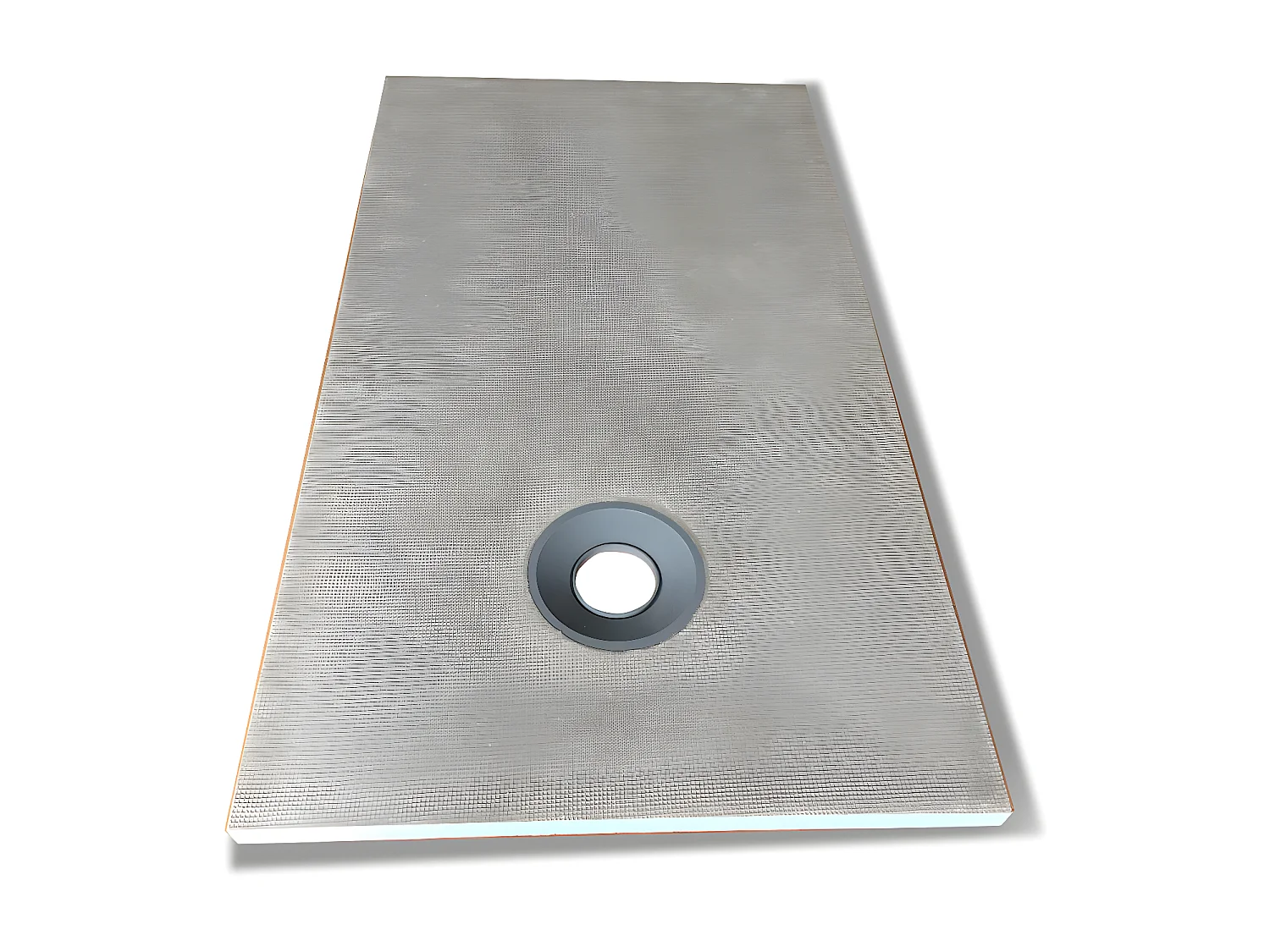 Receveur à carreler en polystyrène extrudé re-découplable - 160 x 90 x 4 cm - DELOS