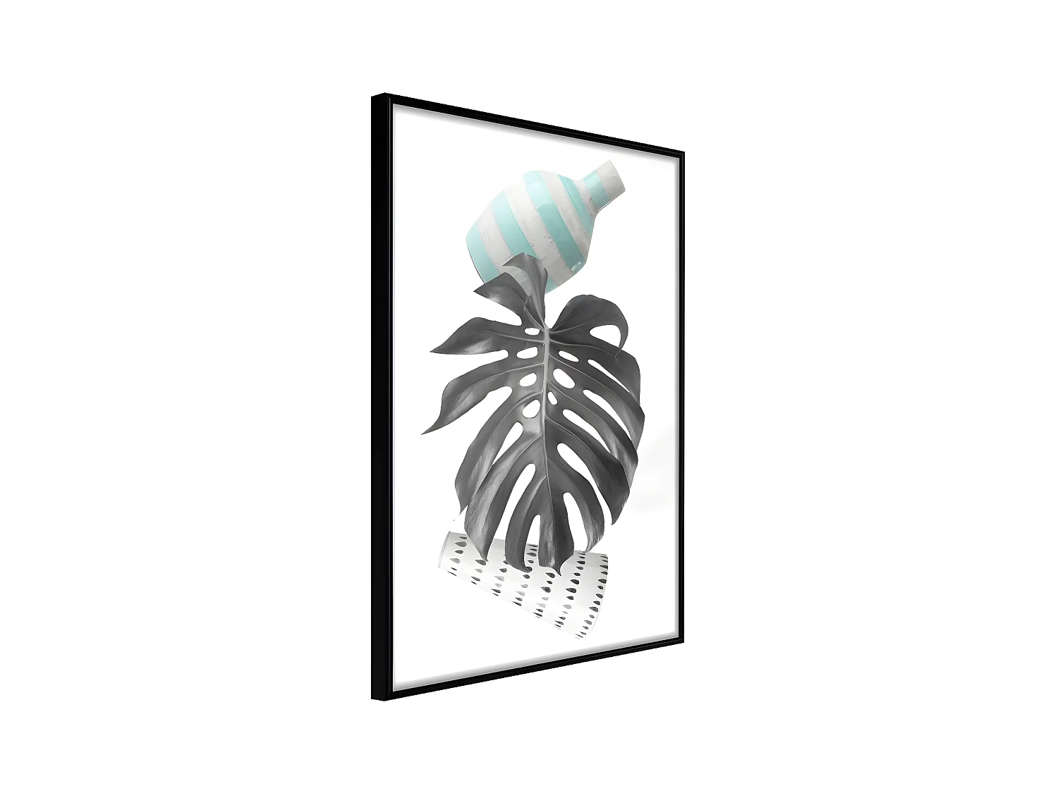 Affiche Murale Encadrée "Floral Alchemy III" 21 x 30 cm Noir