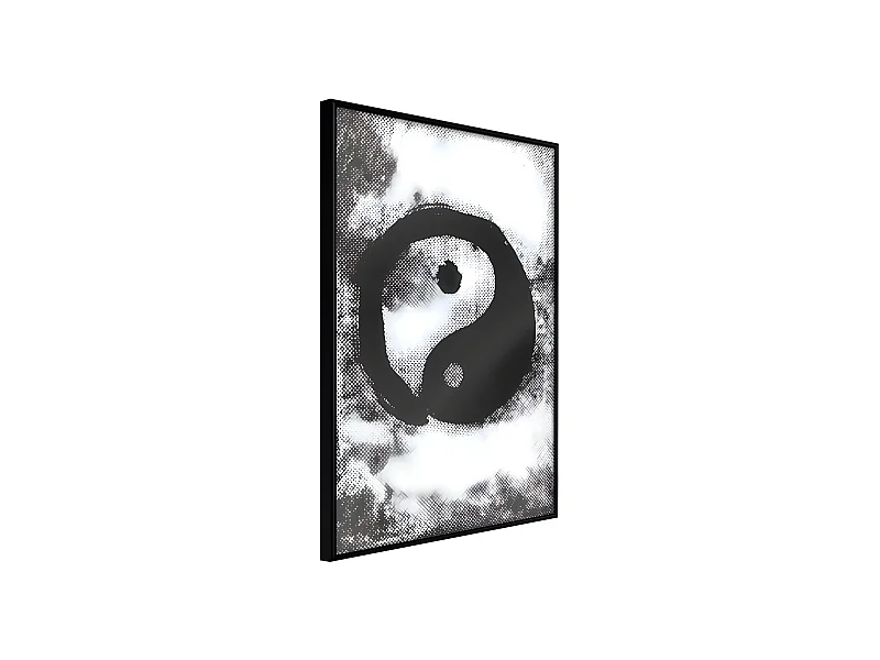 Affiche Murale Encadrée "Complementarity of Opposites" 21 x 30 cm Noir