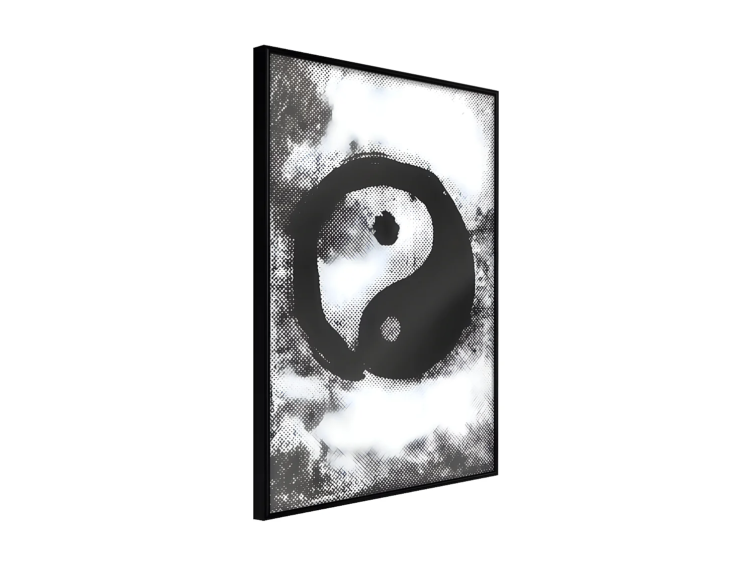 Affiche Murale Encadrée "Complementarity of Opposites" 21 x 30 cm Noir