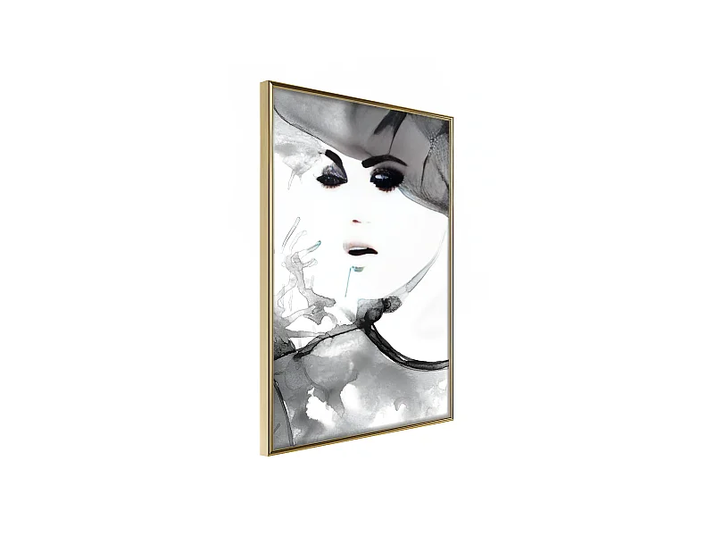 Affiche Murale Encadrée "Class and Style" 30 x 42 cm Or