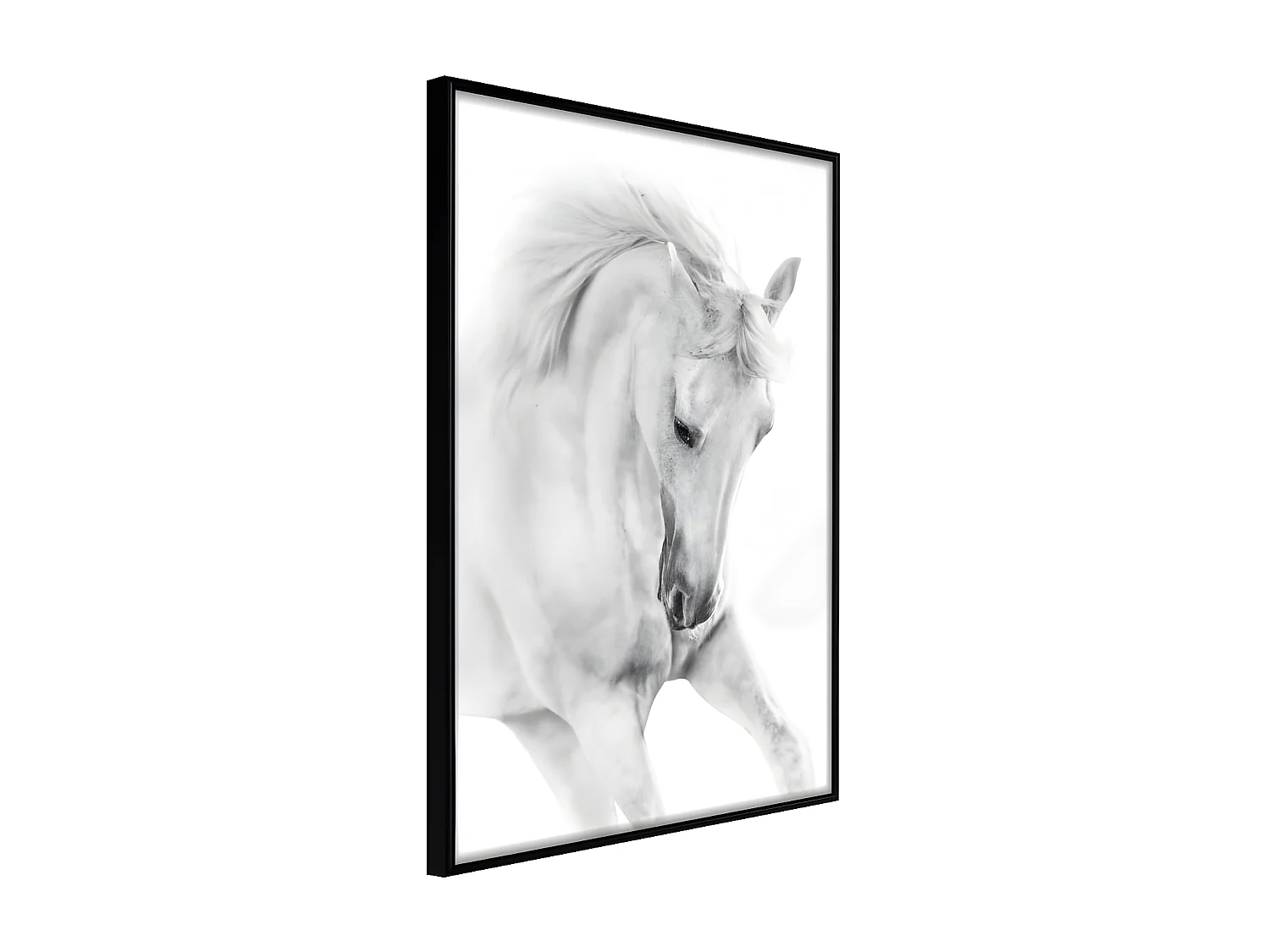 Affiche Murale Encadrée "Beauty in Motion" 21 x 30 cm Noir