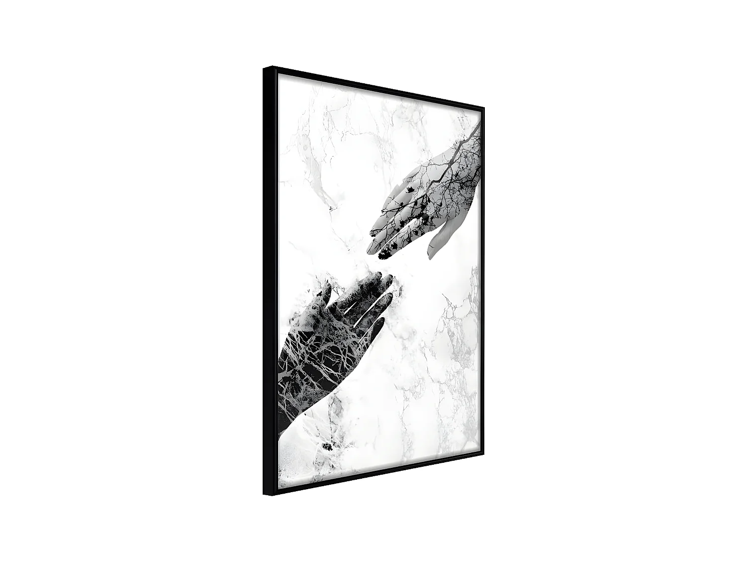 Affiche Murale Encadrée "Almost" 30 x 42 cm Noir