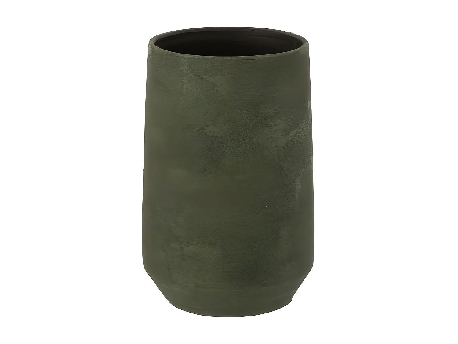 Vase Design en Céramique "Rugueux" 25cm Vert