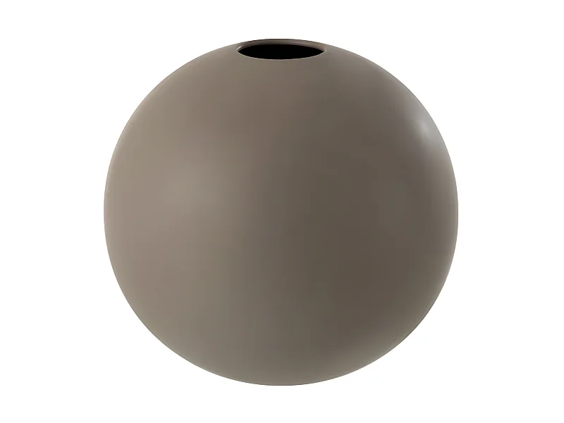 Vase Boule en Grès "Robby" 25cm Gris Foncé