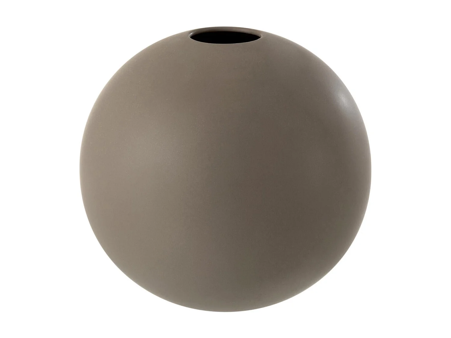 Vase Boule en Grès "Robby" 25cm Gris Foncé