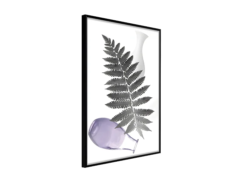 Affiche Murale Encadrée "Floral Alchemy II" 30 x 42 cm Noir