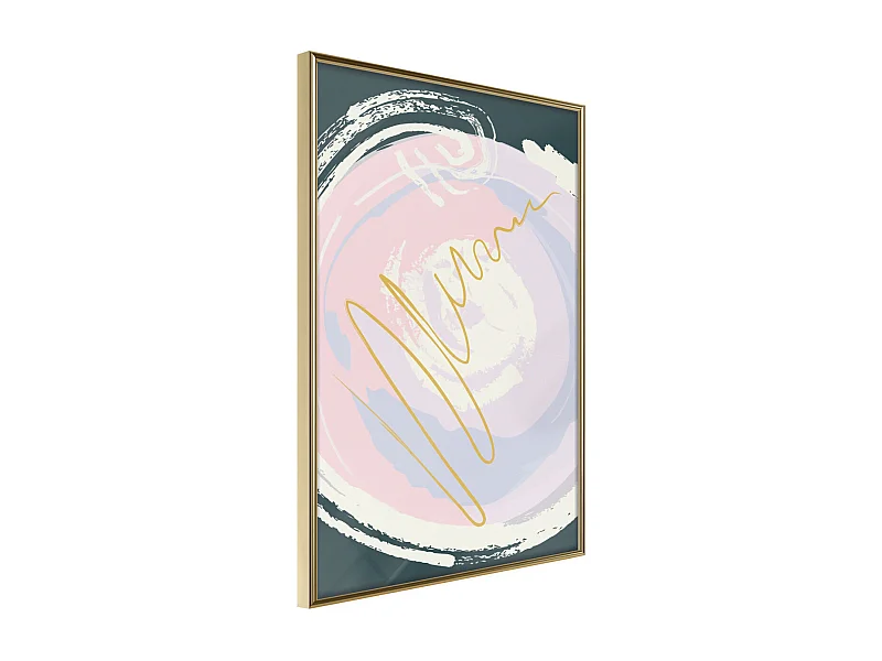 Affiche Murale Encadrée "Candy Autograph" 30 x 42 cm Or