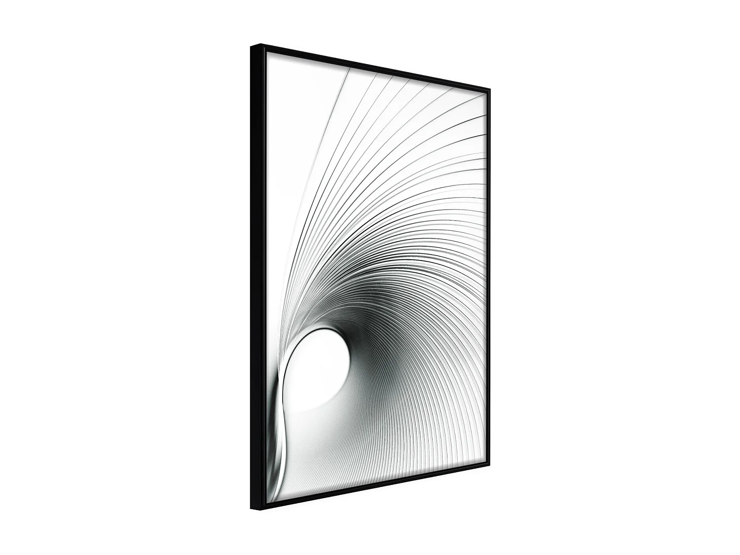 Affiche Murale Encadrée "Musical Harmony" 40 x 60 cm Noir