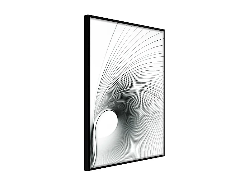 Affiche Murale Encadrée "Musical Harmony" 40 x 60 cm Noir